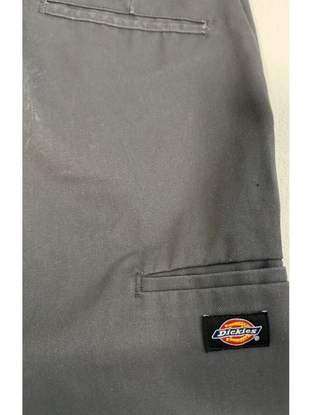 Dickies 85283 Double Knee Work Pants Charcoal Gray Loose Fit 30 Waist Workwear
